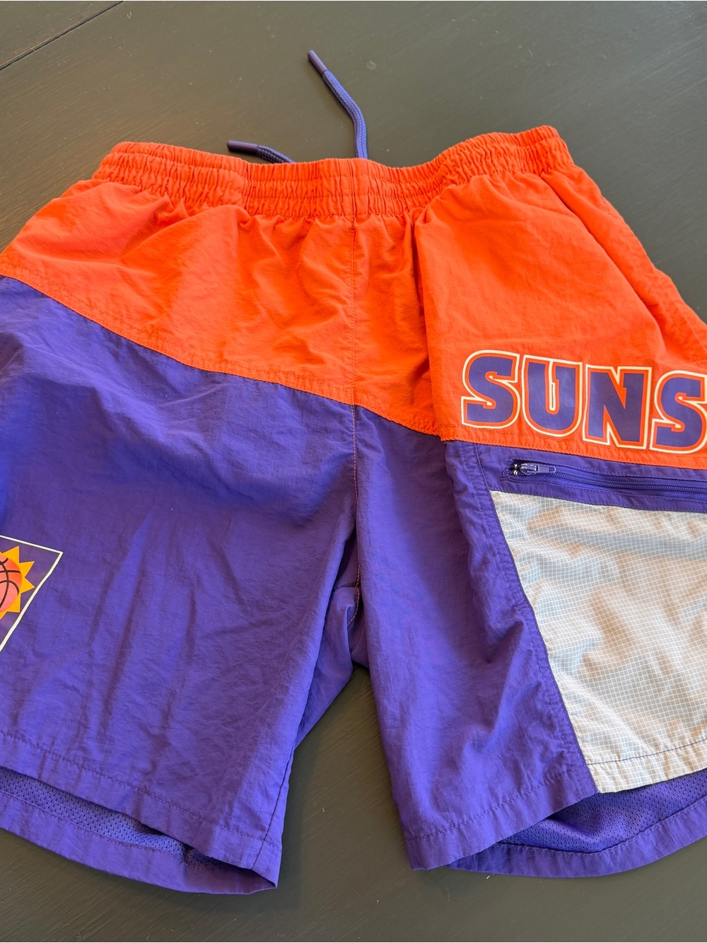 Mitchell & Ness Youth Phoenix Suns Purple & Orange Utility Shorts L (14-16)
